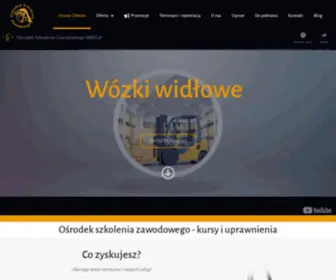 Kursyalfa.pl(Kursy, uprawnienia na f-gazy, UDT, UTB) Screenshot