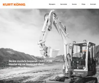 Kurt-Koenig.com.pl(Wynajem / Sprzedaż / Serwis) Screenshot