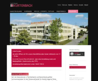 Kurtenbach.de(Textil-Gruppe Kurtenbach) Screenshot