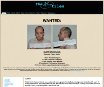 Kurtfiles.com(Kurt Browning) Screenshot