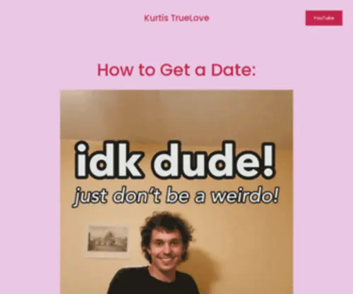 Kurtistruelove.com Screenshot