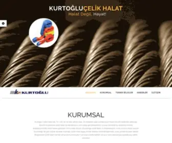 Kurtoglucelik.com(Kurtoglu Celik Halat San) Screenshot