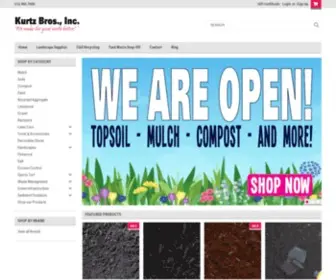 Kurtz-Bros.com(Landscape Supply Cleveland) Screenshot