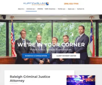 Kurtzandblum.com(Kurtz & Blum Lawyers) Screenshot