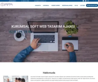 Kurumsalsoft.com(Kurumsal Soft Web Tasar) Screenshot