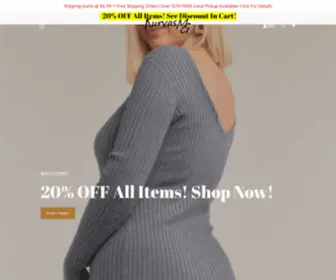 Kurvasmg.com(Trendy Women's Clothing) Screenshot