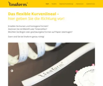 Kurvenlineal.de(Linaform) Screenshot