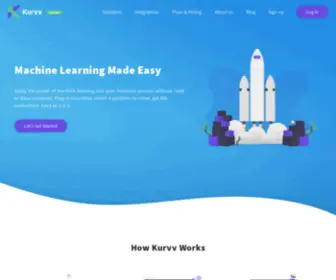 Kurvv.ai(Machine Learning made easy) Screenshot