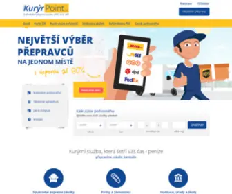 Kuryrpoint.cz(Expresní kurýr online za top ceny) Screenshot