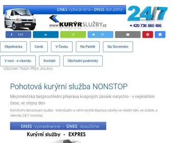 Kuryrsluzby.cz(Pohotov) Screenshot