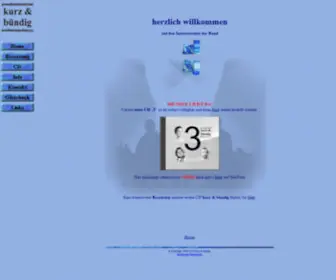Kurzundbuendig.de(Die) Screenshot