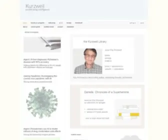 Kurzweilai.net(Kurzweil) Screenshot