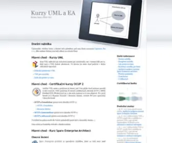 Kurzy-UML.cz(Kurzy UML a EA) Screenshot