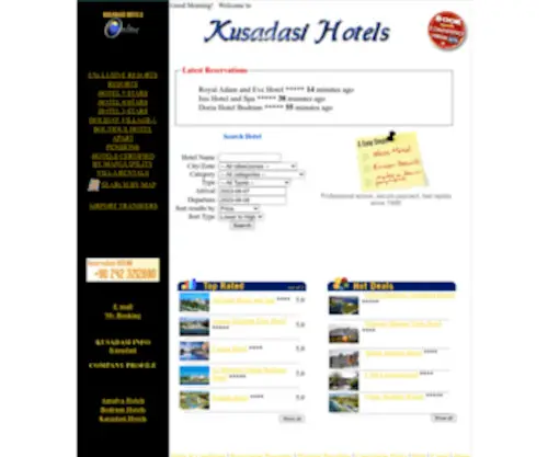 Kusadasihotels.com(Kusadasihotels) Screenshot
