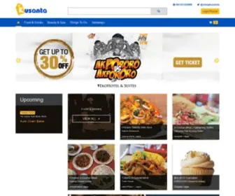 Kusanta.com(Shop Discounts on Food & Drinks) Screenshot