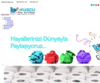 Kuscuetiket.com(Kuşçu Etiket) Screenshot