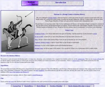 Kushan.org(Kushan history) Screenshot