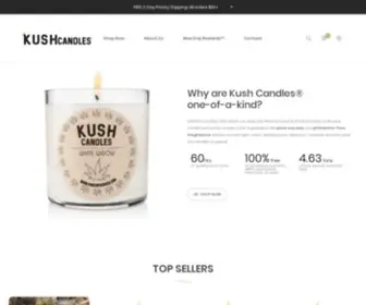 Kushcandles.com(Kush Candles) Screenshot