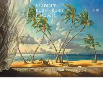 Kushfineart.com(Vladimir Kush) Screenshot