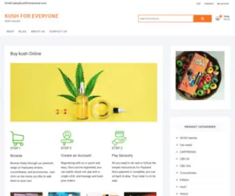 Kushforeveryone.com(Buy kush Online) Screenshot