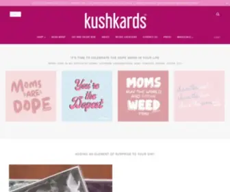 Kushkards.com(Cannabis Greeting Cards) Screenshot
