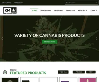 Kushmapper.com(KushMapper) Screenshot