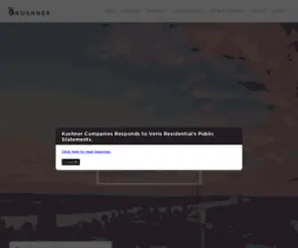 Kushner.com(Diversified real estate organization headquartered in New York) Screenshot
