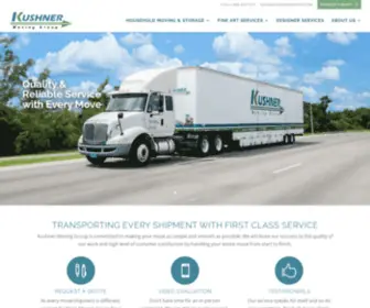 Kushnermoving.com(Kushner Moving Group) Screenshot
