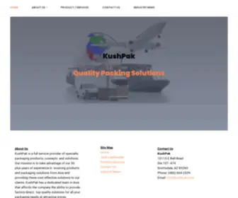 Kushpak.com(KUSHPAK INDUSTRIES) Screenshot