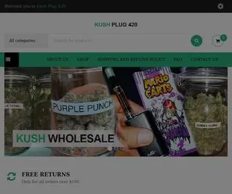 Kushplug420.com(Online Head Shop New Mexico) Screenshot