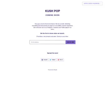 Kushpopshop.com(KUSH POP) Screenshot