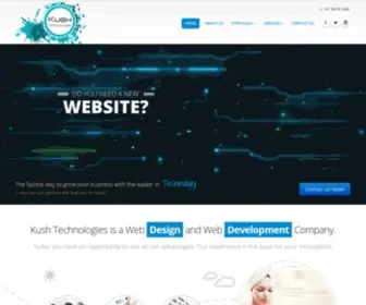 Kushtechnologies.com(Website Development) Screenshot