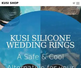 Kusishop.com(KUSI Silicone Rings) Screenshot