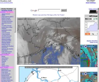 Kusko.net(Southwest Alaska's Weather Page) Screenshot