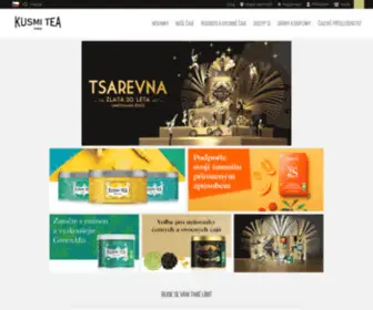 Kusmitea.cz(Kusmi Tea) Screenshot