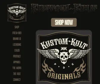 Kustomkultstudio.com(Kustom Kult) Screenshot