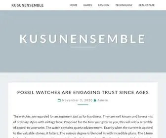 Kusunensemble.com(Kusunensemble) Screenshot