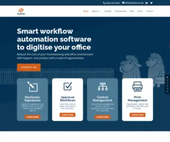 Kutana.co.uk(Print Management Software for Law Firms) Screenshot