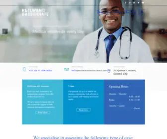 Kutlwanoassociate.com(Personal injury and medical negligence claims) Screenshot