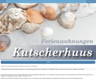 Kutscherhuus.mobi(Ferienwohnungen App Ostfriesland) Screenshot