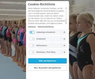 Kutu.ch(Kunstturnen und Kinderturnen bei Kunstturnerinnen Zürich Oerlikon) Screenshot