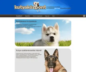 Kutyakozpont.hu(Kutyaközpont) Screenshot