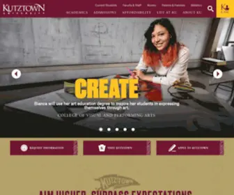 Kutztown.edu(Kutztown University) Screenshot