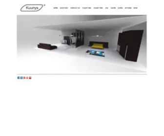 Kuunys.com(Luxury exclusive design furniture limited edition and design creations) Screenshot