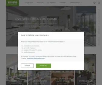 Kuusamohouses.com(Kuusamo Log House) Screenshot