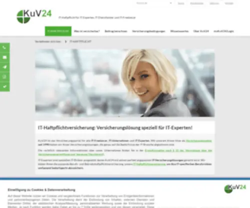 Kuv24.de(IT-Haftpflicht von KuV24) Screenshot