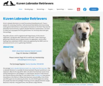 Kuvenlabradors.com(Kuven Labrador Retrievers) Screenshot