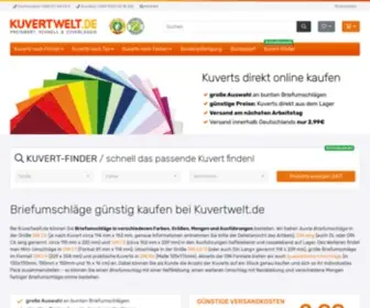 Kuvertwelt.de(Briefumschläge) Screenshot