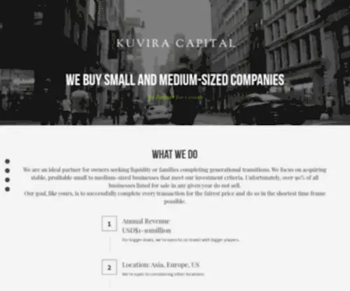 Kuviracapital.com(Kuvira Capital) Screenshot