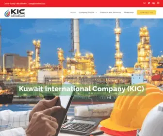 Kuwaitintl.com(Kuwait International Company (KIC)) Screenshot